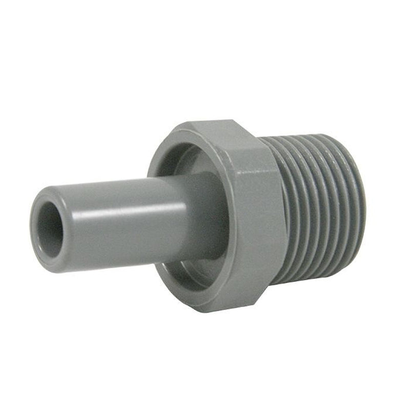 John Guest Adaptor - 3/8" Stem to 3/8" Male BSPT