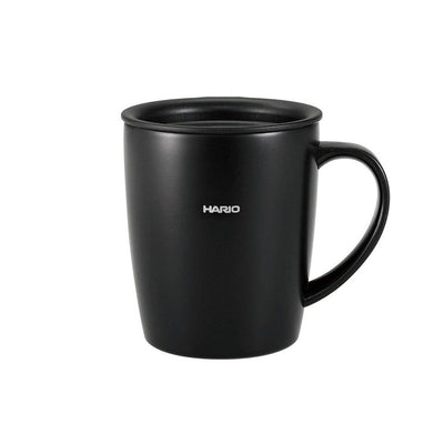 Hario Insulated Mug with Lid, 300ml - Black
