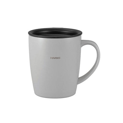 Hario Insulated Mug with Lid, 300ml - Grey