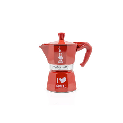 Bialetti Moka Pot Express Red - I Love Coffee
