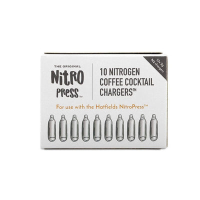 NitroPress Nitrogen Coffee Cocktail Charger 10pk
