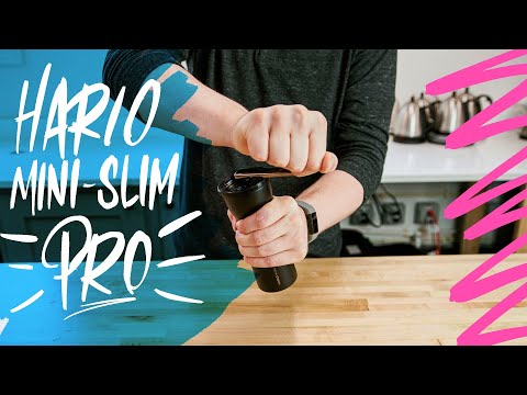 Hario Mini Slim Pro Hand Grinder Coffee Mill Black