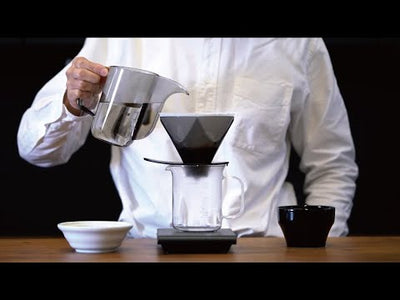 Hario Mugen V60 One Pour Dripper - Clear Black